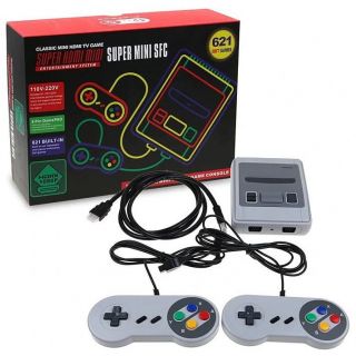 - GameBox HD621 8-Bit Retro TV Hdmi HD 1080p Digital Game Console with Dual Controllers with 621 Games 