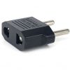Bezvadu ierīces un gadžeti - CP CNUS Power Socket adapter USA  /  CN 2-pin to Euro 2pin Black melns Galda lampa ar bezvadu uzlādi