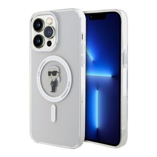 - iPhone 14 Pro PC/TPU Case NFT Karl Ikonik Hard MagSafe Transparent
