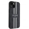 Аксессуары Моб. & Смарт. телефонам GUESS iPhone 15 Case Cover 4G Printed Stripes Black Безпроводные зарядки (Индуктивные)
