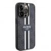Аксессуары Моб. & Смарт. телефонам GUESS iPhone 15 Pro Case Cover 4G Printed Stripes Black Безпроводные зарядки (Индуктивные)