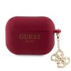 Aksesuāri Mob. & Vied. telefoniem GUESS Airpods Pro 2 Case Silicone Classic Logo Gold With 4G Charm Marengo 