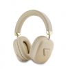 Aksesuāri Mob. & Vied. telefoniem GUESS Headphones BT Saffiano Metallic Triangle Logo Gold Izvelkams turētājs PopSocket