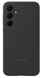 Samsung Samsung - Galaxy A35 5G Silicone Cover case Black melns