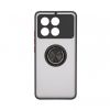 Aksesuāri Mob. & Vied. telefoniem - Poco X6 Pro Hybrid Case With Ring Black Stereo austiņas