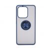 Aksesuāri Mob. & Vied. telefoniem - Redmi Note 13 4G Hybrid Case With Ring Dark Blue Aizsargstikls
