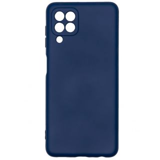 Evelatus Galaxy A22 4G Soft Touch Silicone Case Navy Blue zils