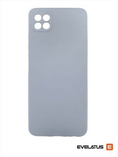 Evelatus Galaxy A22 5G Premium Soft Touch Silicone Case Grey pelēks
