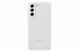 Samsung Galaxy S21 FE Silicone Cover White balts