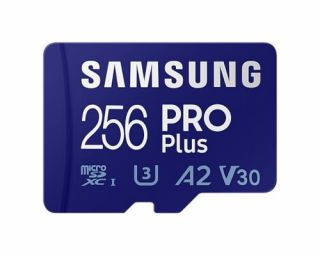 Samsung Pro Plus MicroSD 256GB Blue zils