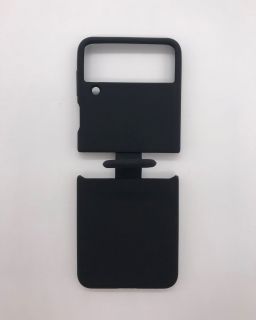 Evelatus Galaxy Z Flip 3 Premium Soft Touch Silicone Case Black melns