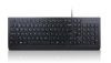 Aksesuāri datoru/planšetes Lenovo Lenovo 
 
 Essential Wired Keyboard - US Euro Black melns 
