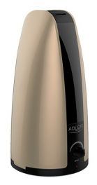 - Adler 
 
 Humidifier AD 7954 Gold, Type Ultrasonic, 18 W, Humidification capacity 100 ml / hr, Water tank capacity 1 L, Suitable for rooms up to 25 m²