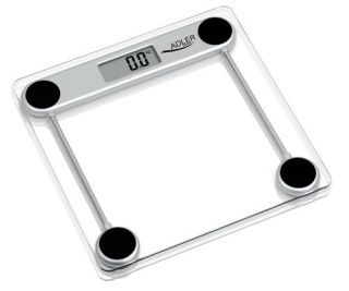 - Adler 
 
 Scales Maximum weight capacity 150 kg, Accuracy 100 g, 1 user s , Glass