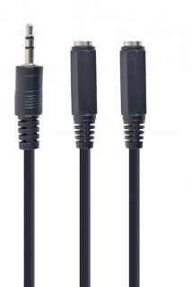 - Cablexpert 
 
 3.5 mm Audio splitter cable CCA-415-0.1M