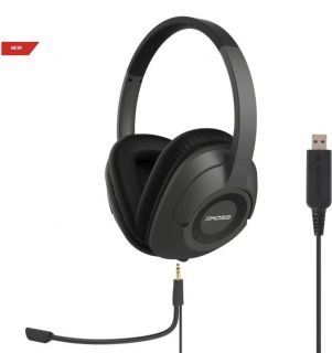 - Koss 
 
 Headphones SB42 USB Wired, On-Ear, Microphone, USB Type-A, Black / Grey melns pelēks