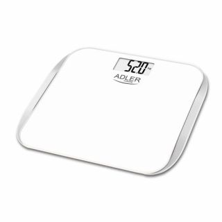 - Adler 
 
 Bathroom scales AD 8164 Maximum weight capacity 180 kg, Accuracy 100 g, Multiple user s , White,