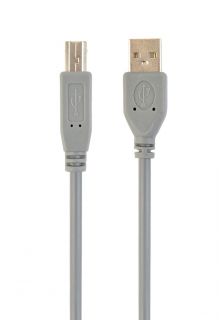 - Cablexpert 
 
 CCP-USB2-AMBM-6G USB 2.0 A-plug B-plug 6ft cable, grey color pelēks