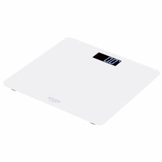 - Adler 
 
 Bathroom scale AD 8157w Maximum weight capacity 150 kg, Accuracy 100 g, Body Mass Index BMI measuring, White balts