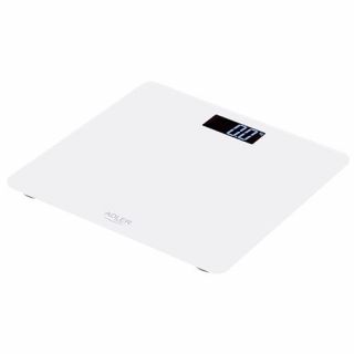 - Adler Bathroom scale AD 8157w Maximum weight  capacity  150 kg, Accuracy 100 g, Body Mass Index  BMI  measuring, White