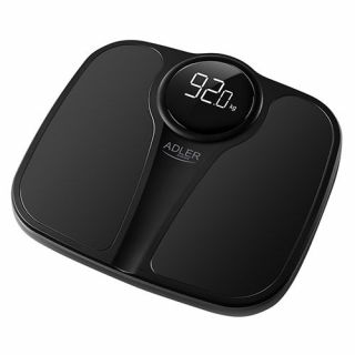 - Adler Bathroom Scale AD 8172b Maximum weight  capacity  180 kg, Accuracy 100 g, Body Mass Index  BMI  measuring, Black