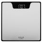 - Adler Bathroom Scale AD 8174s Maximum weight  capacity  180 kg, Accuracy 100 g, Silver