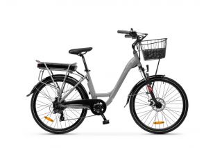 - Lancia 
 
 Incanto, City E-Bike, Motor power 250 W, Wheel size 26 '', Warranty 24 month s , Silver sudrabs