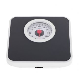 - Adler Mechanical Bathroom Scale AD 8178 Maximum weight  capacity  120 kg, Accuracy 1000 g, Black
