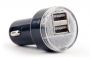 ENERGENIE 2-port USB car charger EG-U2C2A-CAR-02 Black, 2.1 A