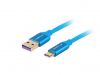 Bezvadu ierīces un gadžeti - Lanberg 
 
 Cable CA-USBO-21CU-0010-BL USB-A to USB-C, 1 m 