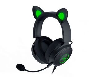 - Razer 
 
 Wired, Over-Ear, Black, Gaming Headset, Kraken V2 Pro, Kitty Edition