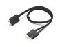 Lenovo ThinkPad Thunderbolt 4 WorkStation Dock Split Cable 4X91K16970 Black, 0.7 m