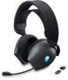 DELL Alienware Dual Mode Wireless Gaming Headset AW720H Over-Ear, Built-in microphone, Dark Side of the Moon, Noise canceling, Wireless