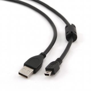 - Cablexpert 
 
 Premium quality mini-USB cable CCF-USB2-AM5P-6 1.8 m