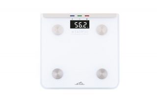 - ETA 
 
 Scales Laura 078190000 Body analyzer, Maximum weight capacity 180 kg, Accuracy 100 g, White balts