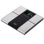 - Adler Bathroom scale with analyzer AD 8165	 Maximum weight  capacity  225 kg, Accuracy 100 g, Body Mass Index  BMI  measuring, Stainless steel / Black