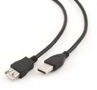 - Cablexpert 
 
 USB 2.0 A-plug A-socket Extension cable, 1.8 m
