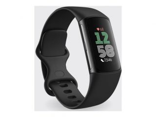 Fitbit Charge 6 Smart Watches, Obsidian, Black Aluminum melns