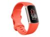 Smart-pulkstenis Fitbit Charge 6 Smart Watches, Coral, Champagne Gold Aluminum zelts Smart-pulkstenis