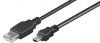 Bezvadu ierīces un gadžeti - 50767 USB 2.0 Hi-Speed cable, black, 1.8 m  