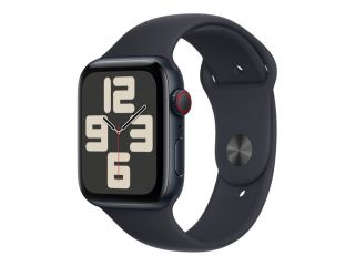 Apple Apple 
 
 Watch SE GPS + Cellular 44mm Midnight Aluminium Case with Midnight Sport Band - S / M