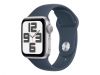 Smart-pulkstenis Apple Apple 
 
 Watch SE GPS 40mm Silver Aluminium Case with Storm Blue Sp...» 
