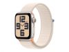 Smart-pulkstenis Apple Watch SE GPS 40mm Starlight Aluminium Case with Starlight Sport Loop Smart-pulkstenis