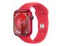 Apple Apple 
 
 Watch Series 9 GPS 45mm PRODUCT RED Aluminium Case with PRODUCT RED Sport Band - M / L sarkans