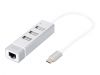 Аксессуары компютера/планшеты - Digitus 
 
 USB Type-C 3-Port Hub + Fast Ethernet LAN Adapter 