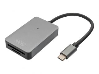 - Digitus 
 
 USB-C Card Reader, 2 Port, High Speed
