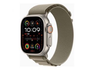 Apple Apple 
 
 Watch Ultra 2 GPS + Cellular, 49mm Titanium Case with Olive Alpine Loop - Large