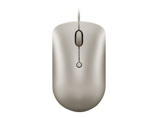 Lenovo 540 USB-C Wired Compact Mouse Sand