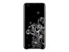 Aksesuāri Mob. & Vied. telefoniem Samsung Galaxy S20 Ultra Leather Cover case 
 Black melns Izvelkams turētājs PopSocket