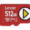 Aksesuāri datoru/planšetes Lexar MEMORY MICRO SDXC 512GB UHS-I / PLAY LMSPLAY512G-BNNNG 